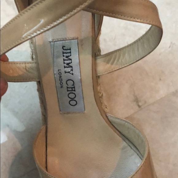 Jimmy Choo patent leather wedges 36 - Picture 6 of 8